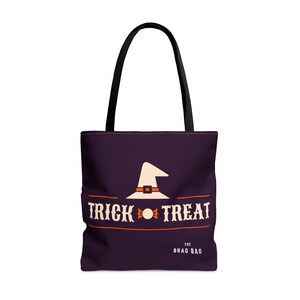 Witch Hat Halloween Tote: Trick-Or-Treat Candy & Party Bag, Kids Halloween Bag