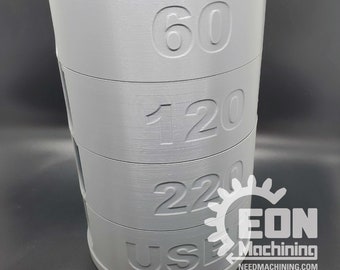 Organizador de discos de lijado / Almacenamiento de papel de lija de 6 pulgadas (impresión 3D)