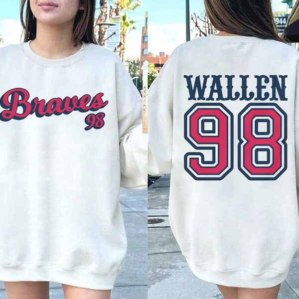 98 Braves Morgan Wallen - Etsy