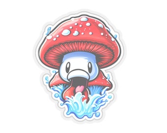 Ice Fiery Fungi Fury Kiss-Cut Stickers