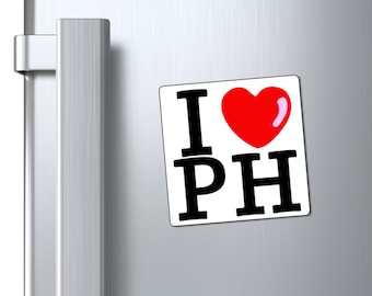 Pinoy magnet, LOVE PH Magnet, Filipino Magnet, Philippines fridge Magnet, I love Philippines Magnet