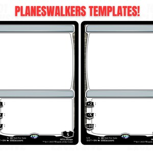 Printable Blank MTG Proxies, Blank Magic Cards, Normal, Legendary ...