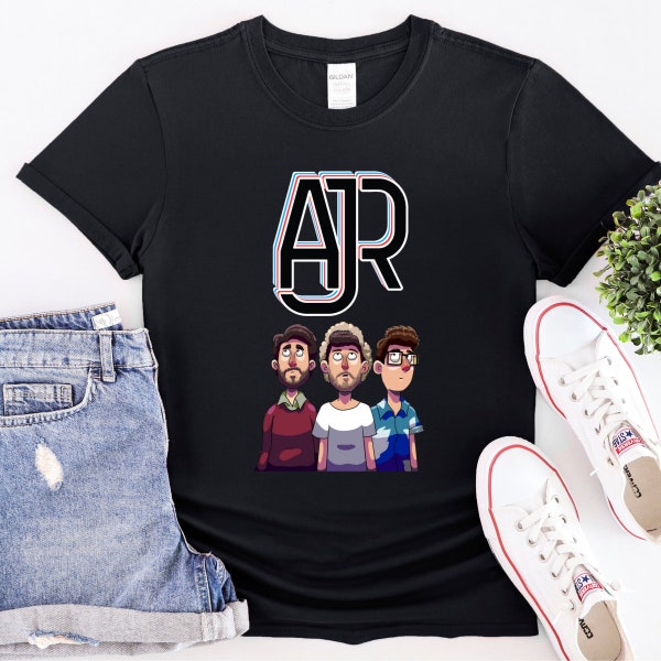 Maglietta AJR, felpa, felpa con cappuccio, banda AJR, merchandising AJR, The Maybe Man, The Click Album, Chibi, regalo per figlio, regalo per bambino, regalo per fan, unisex