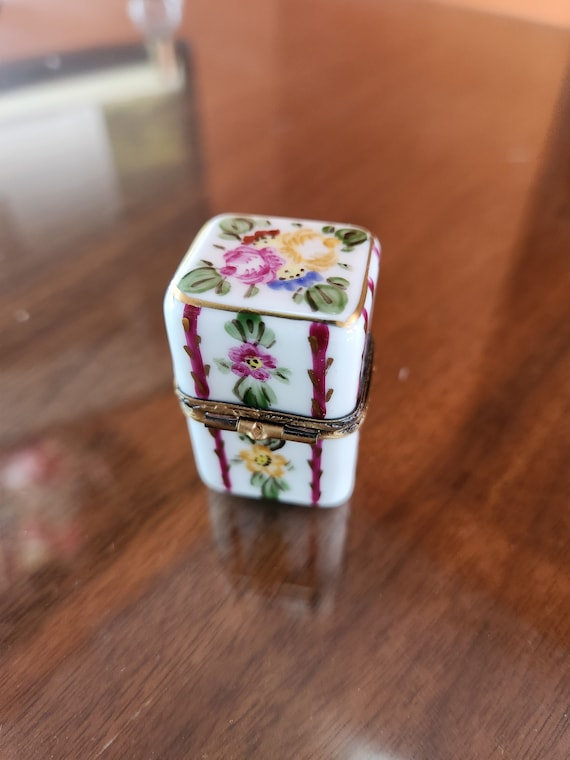 Limoges France Trinket Perfume Box