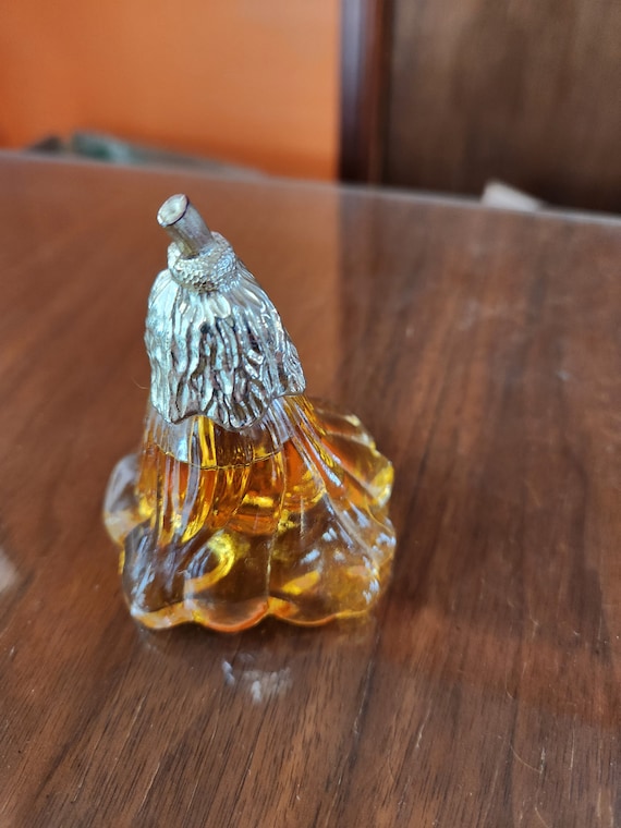 Vintage Avon Inverted Magnolia Flower Perfume Bottle Gem