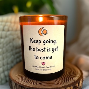 Motivational Candle | Empowering Affirmation Candle for Confidence, Self-Love, Personal Growth and Positive Energy