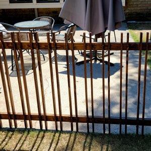 RUSTIC GARDEN FENCE - Etsy