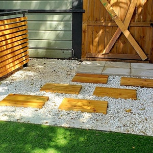 Wooden Deck Paver Tile: Outdoor Patio (20x16.5&quot;)