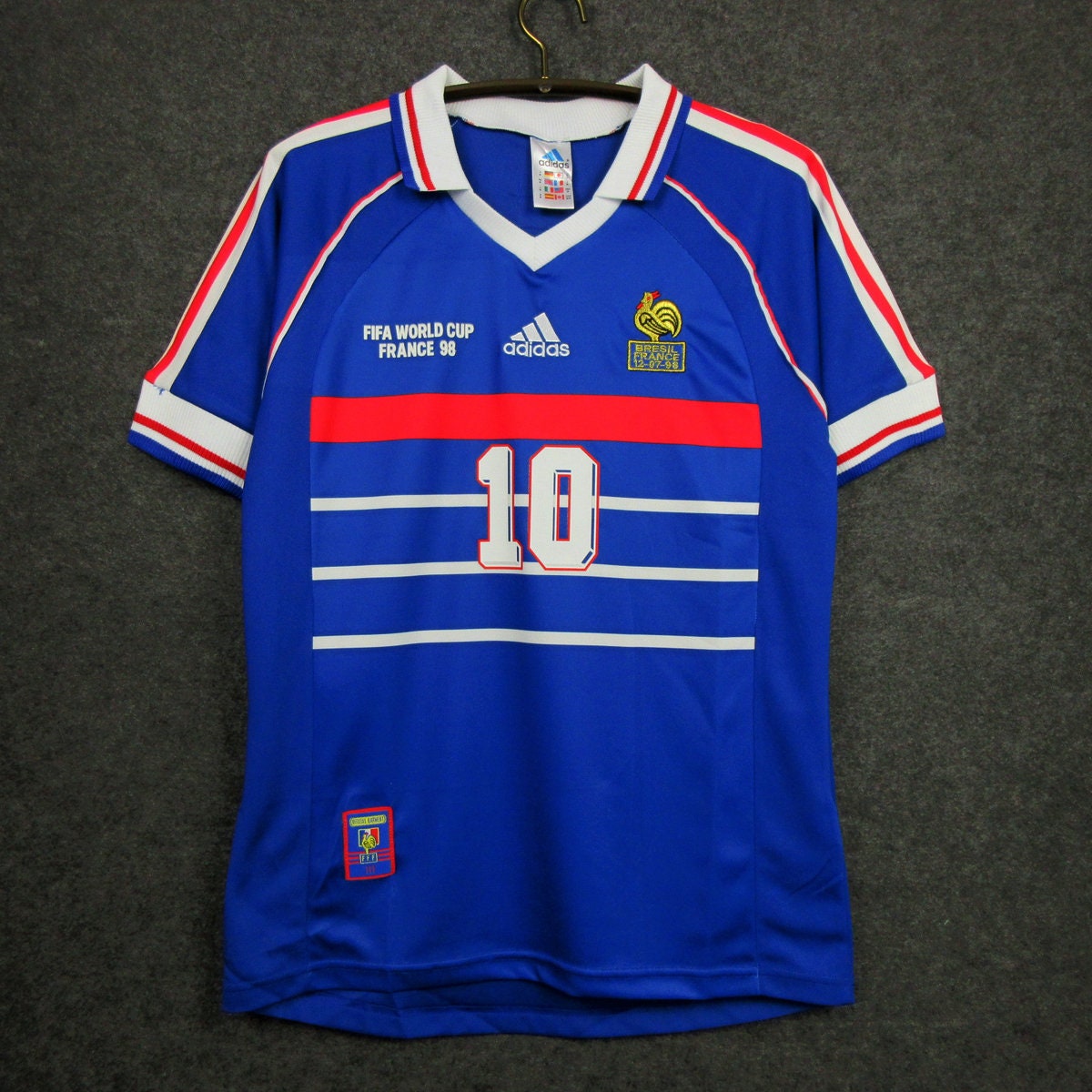 France Home World Cup Kit Football/jersey Kit 1998 Brand - Etsy