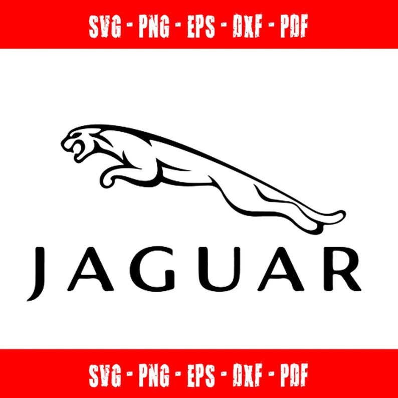 Jaguar Car Logo, Png, Pdf, Eps, Dxf, Svg, Cricut Cut File Instant