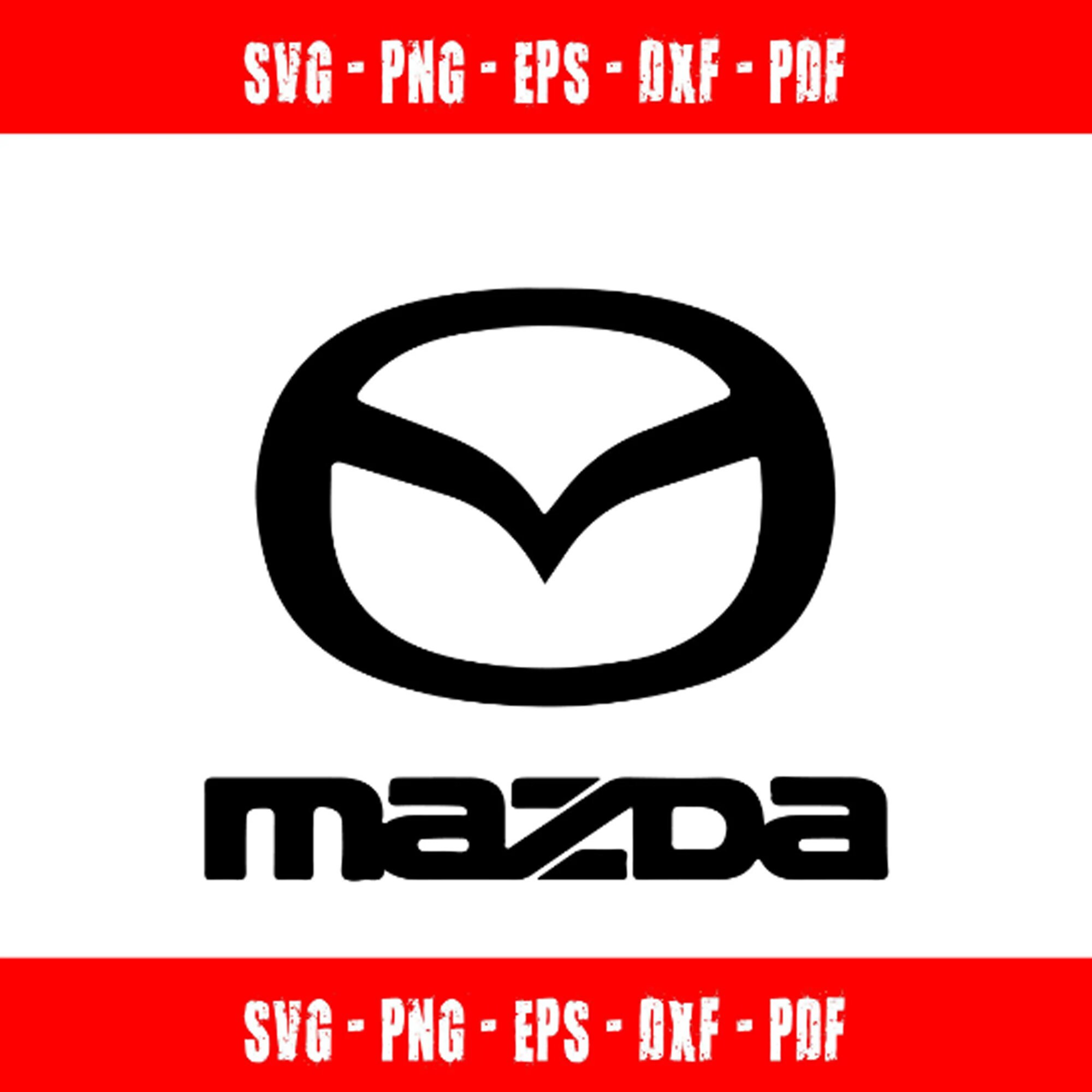 Mazda Car Logo, Png, Pdf, Eps, Dxf, Svg, Cricut Cut File Instant