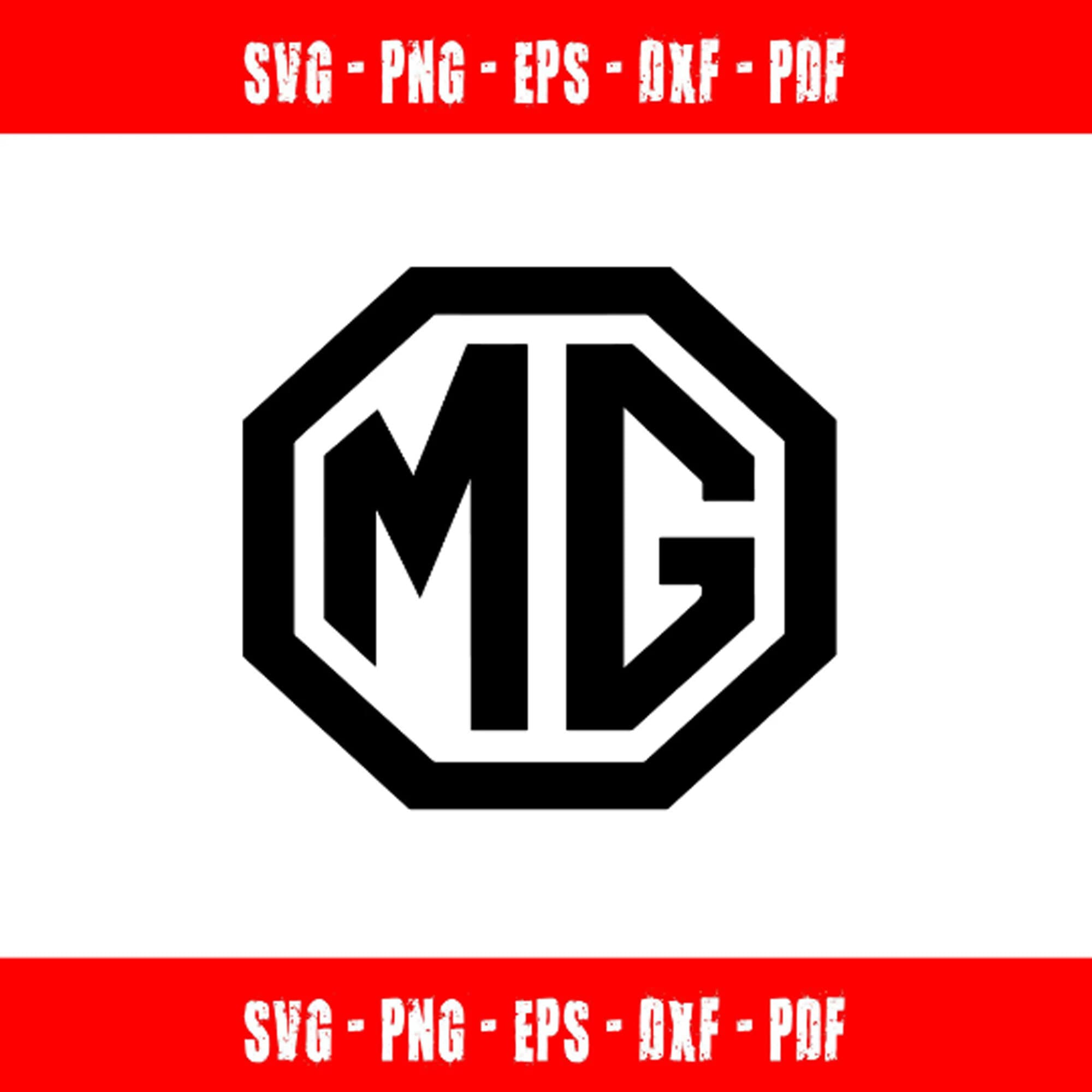 MG Logo Auto Logo, Png, Pdf, Eps, Dxf, SVG, Cricut geschnitten