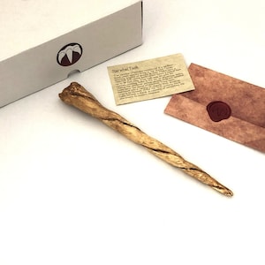 Antique Narwhal Tusk Cast Resin Tooth Replica 10”