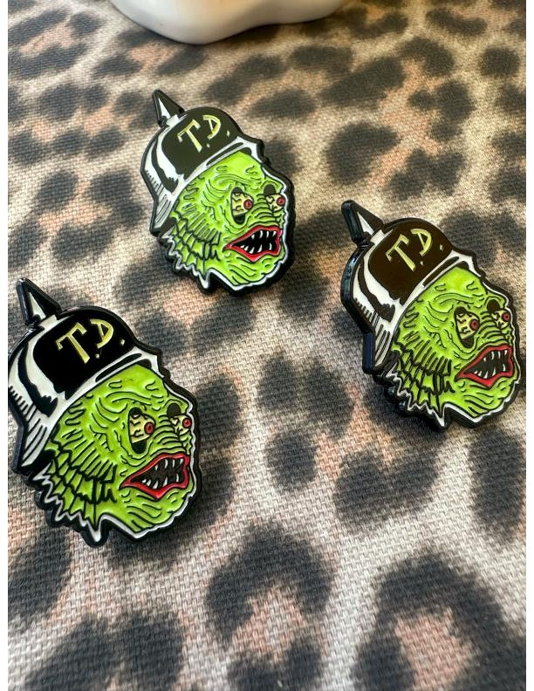 Fink Monsters Creature Enamel Pin Etsy