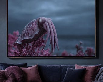 Strange Sea Creature Wall Art | Cryptid Ocean Photography | Weird Coastal Decor | Affordable Wall Art | Downloadable Prints