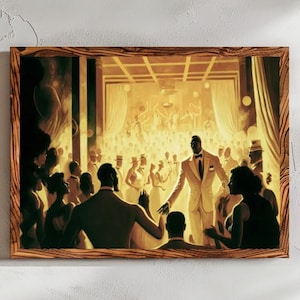 Cotton Club Print: Vintage Harlem Renaissance Jazz Poster (Digital Download)