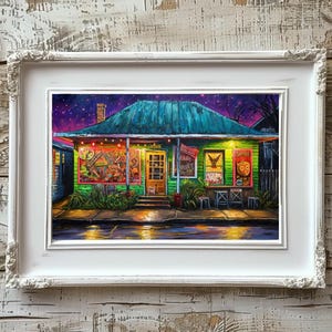 Impresión de restaurante de Nueva Orleans: Treme, arte de Nueva Orleans, decoración cajún (descarga digital)