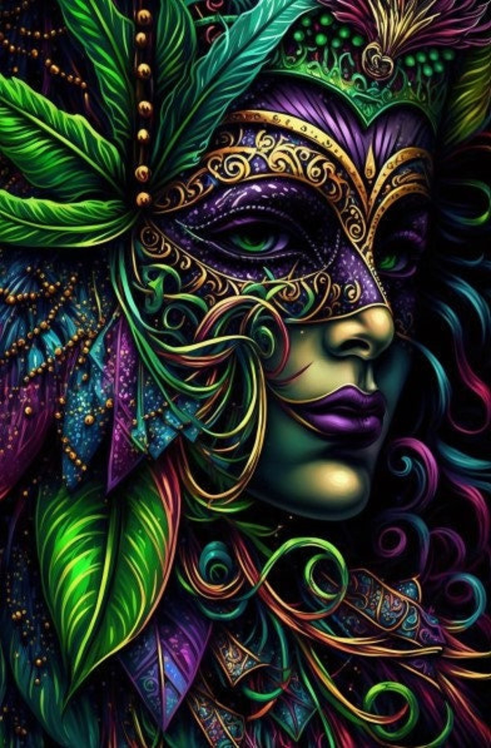 mardi gras poster contest