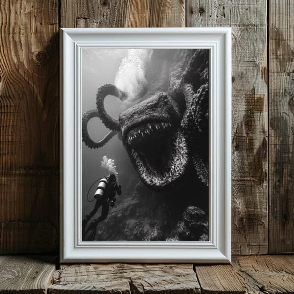 Black Monster Terror Etsy