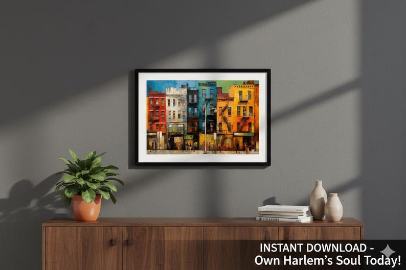 Harlem Renaissance Art Print | Vibrant Jazz Legacy Wall Decor (digital ...