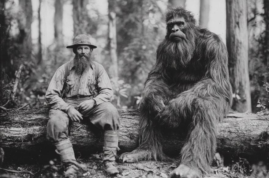 洋書 Sasquatch / Bigfoot by Hunter & Dahinden 洋書 Sasquatch / Bigfoot by Hunter & Dahinden Vintage