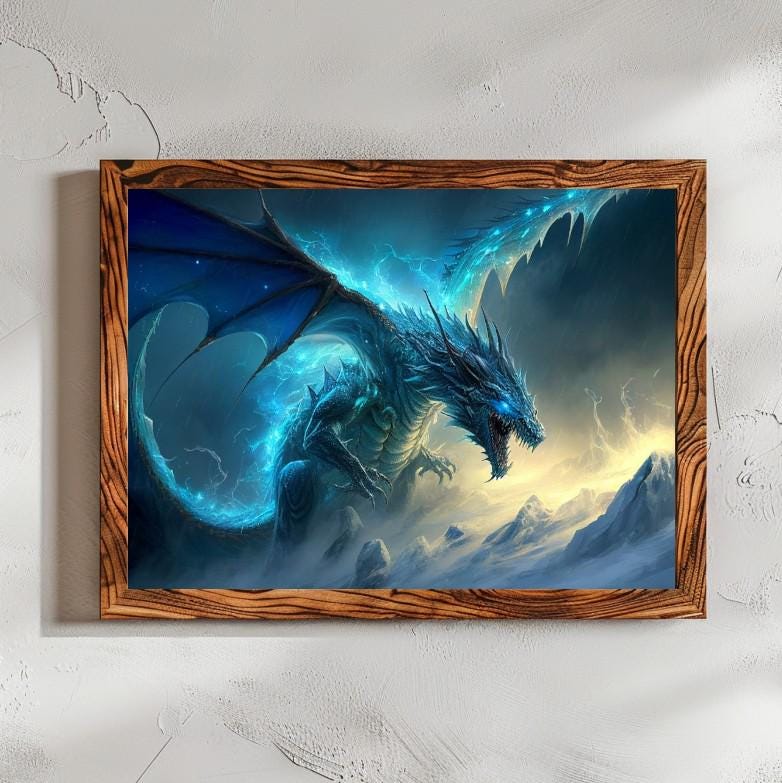 ANNO DEL DRAGO MAGICO DECORAZIONE DA PARETE | Zona Controllata ANNO DEL DRAGO MAGICO DECORAZIONE DA PARETE | Zona Controllata