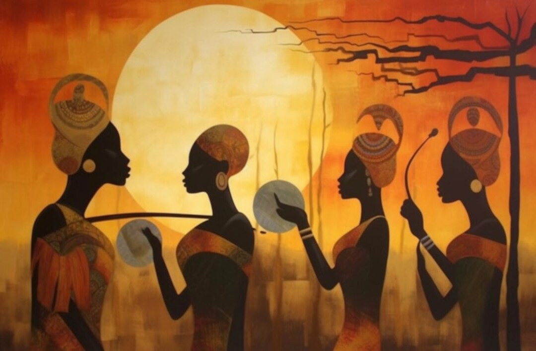 African Art, Africa, Africa Wall Art, Africa AI Art, Africa Abstract