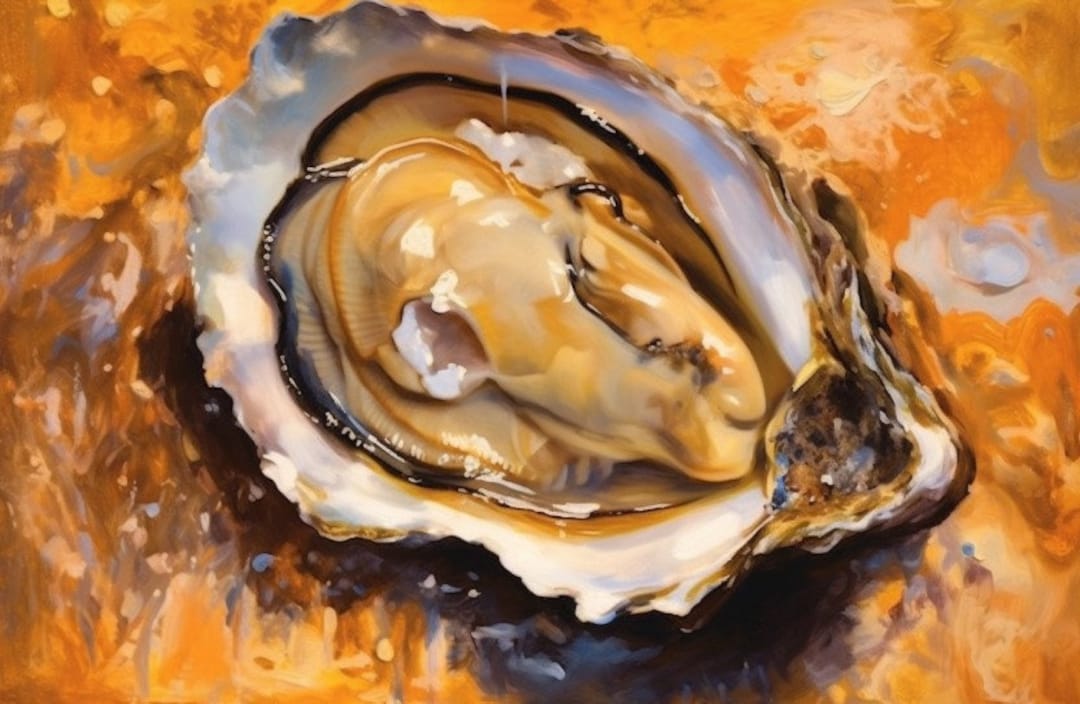 Oyster, Louisiana Oyster, Louisiana Art, New Orleans Art, Louisiana