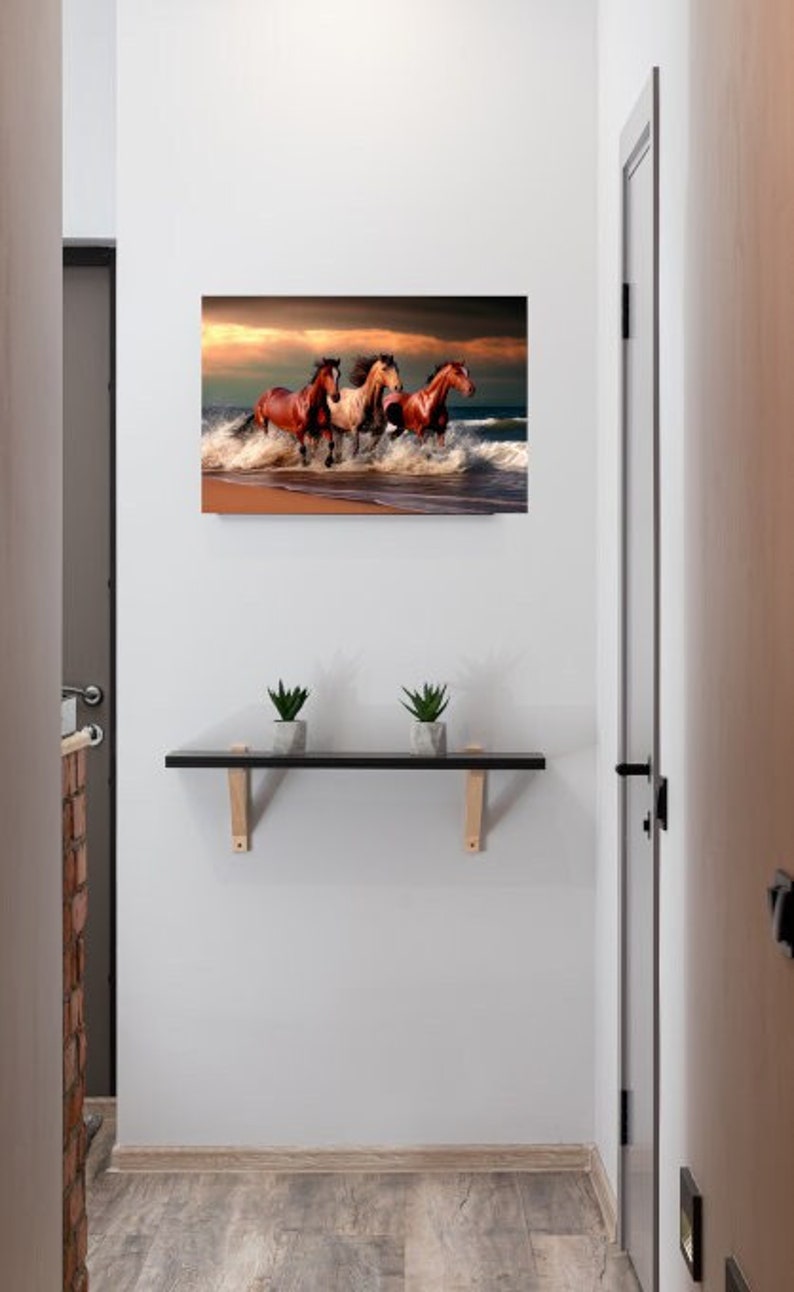 The Horses Frameable Art, Abstract Art, Wall Art, Paintings, Cool Art