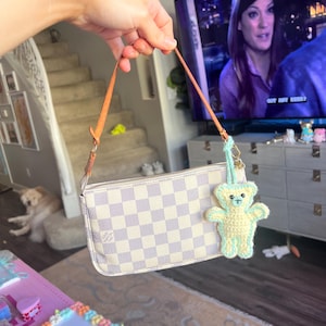 Gehäkelte Bär Taschenanhänger Muster