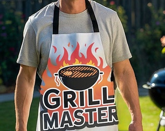 Vatertagsschürze Grillmeister, Vatertagsgeschenk, Geschenk für Papa