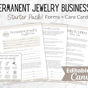 Permanent Jewelry Business Starter Pack Permanent Jewelry Kit All