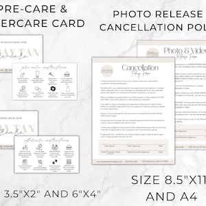 Editable Spray Tan Forms, Spray Tanning Business, Client Intake and Consent Form, Sunless Tanning Spa Consultation Form, Printable Canva pdf image 5