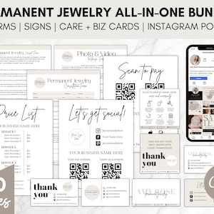 Business Starter Kit voor permanente sieraden, Toestemmingsformulieren en ontheffing voor permanente sieraden, Onderhoud en visitekaartjes voor permanente sieraden, Sieradenhulpmiddelen