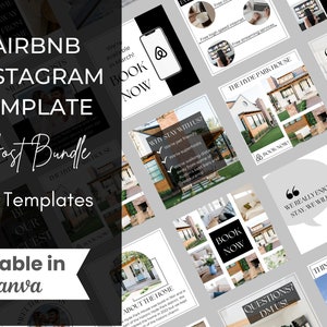 Airbnb Instagram Post Template, Editable VRBO Social Media Template, Short Term Rental Instagram Template, Vacation Rental Instagram Post