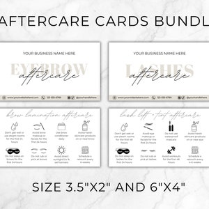 Editable Lash Lift and Brow Lamination Templates, Printable Esthetician Forms, Lash Intake and Consent Form, Beauty Salon Canva Templates image 4