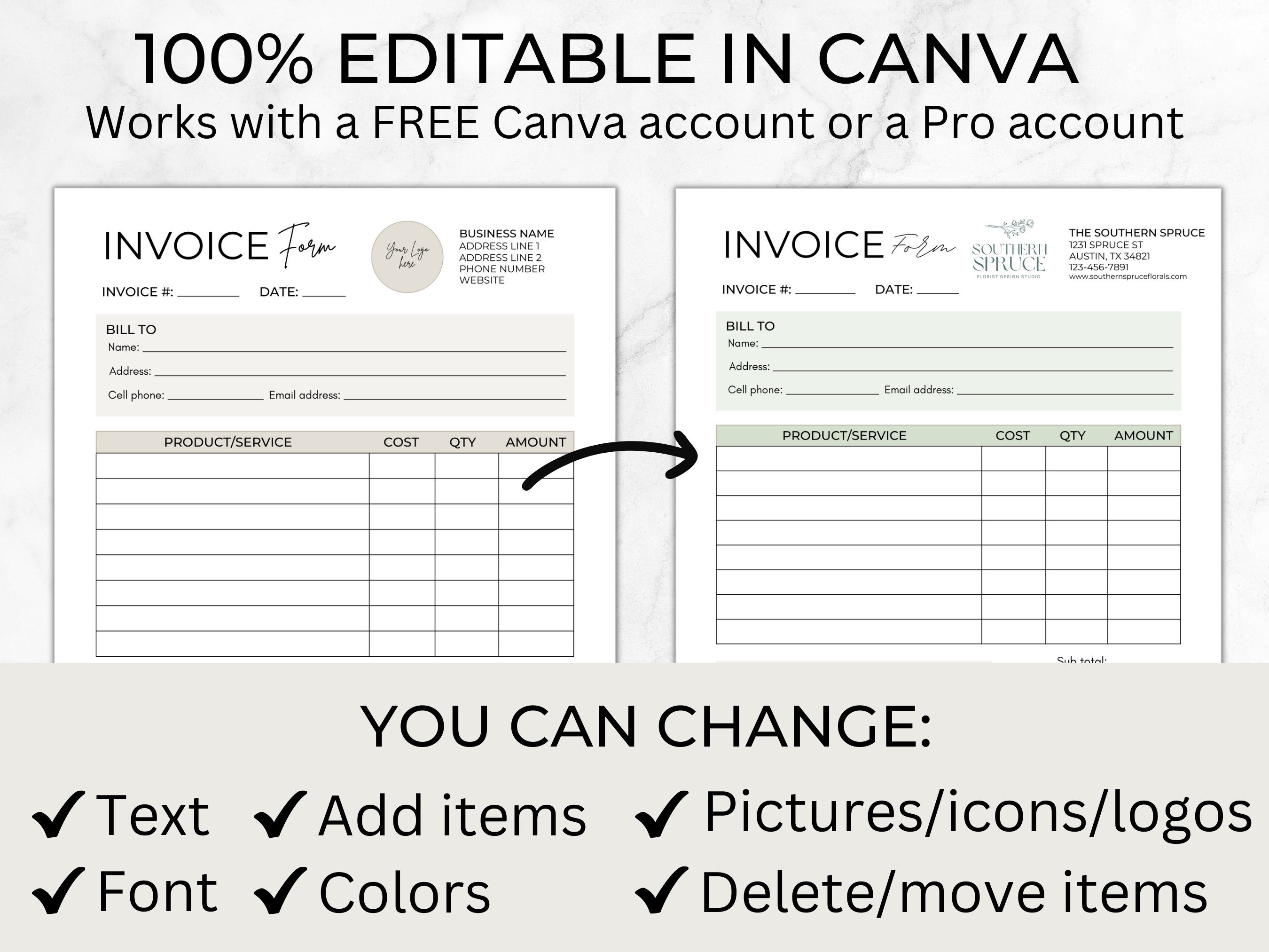 Invoice File.pdf Invoice Template, Professional Business Invoice, Printable Invoice Form ...
