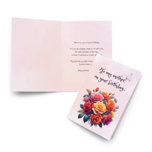 Cartão de aniversário para uma mãe narcisista egocêntrica, mãe narcisista, sarcástica, perfeita, significado oculto, sabedoria, de filha ou filho
