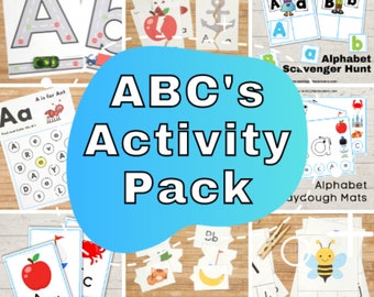 Alphabet Activity Pack for Preschoolers