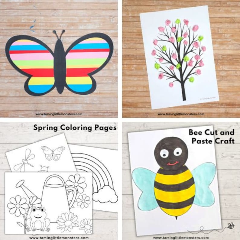 Spring Activity Pack, printable activities for preschool and kindergarten image 7