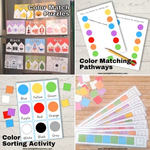 Color Fun Packs Colors Activity Pack for Kids - Etsy