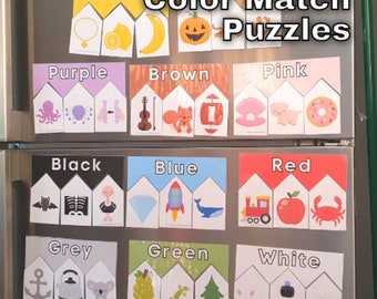 Puzzles de correspondance des couleurs