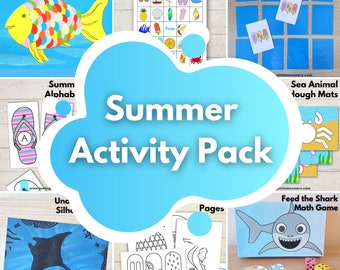 Summer Activity Pack for Preschool and Kindergarten