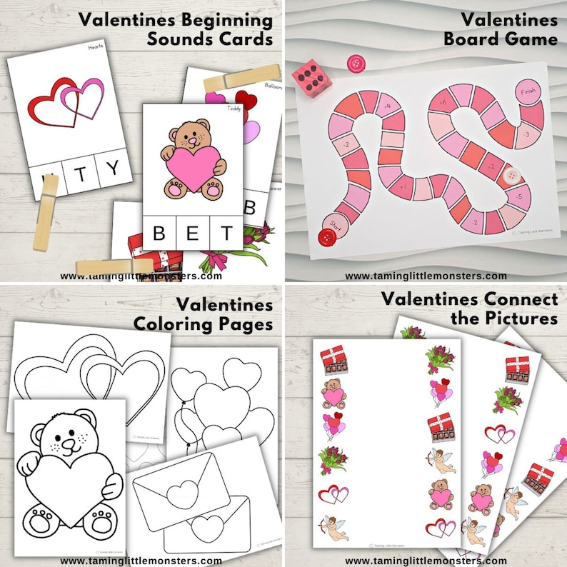 Valentines Day Activity Pack - Etsy