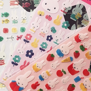 Miffy cute kawaii Japanese paper washi stickers Seal Sticker Sheet, random pieces selection