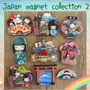 Japan Travel Fridge Magnets Collection 2 Tokyo Magnets Souvenirs Kyoto ...