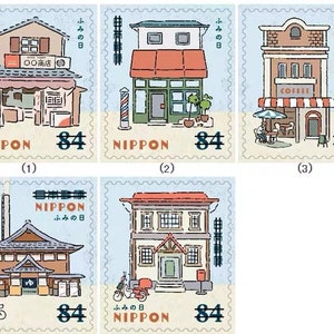 With stock card - Japanese Stamp 2021 C2513 Letter Day 5 Full 84 Yen Japan Shops