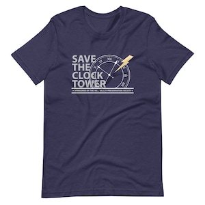 Save the clock tower Unisex scifi t-shirt Back to the Future inspired
