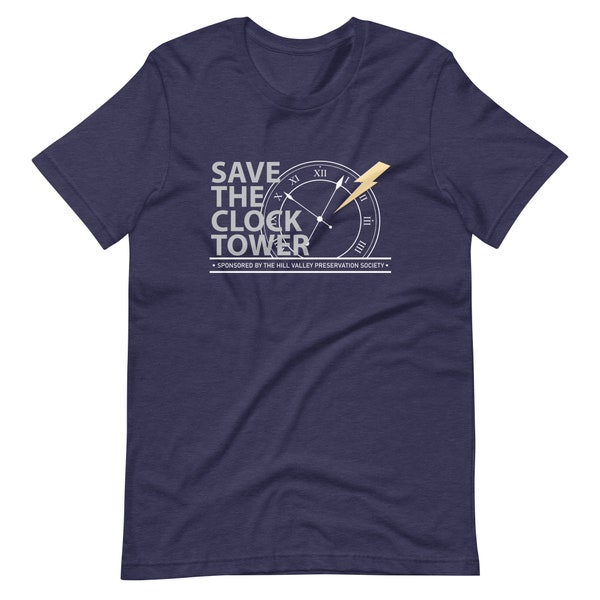 Save the clock tower Unisex scifi t-shirt Back to the Future inspired
