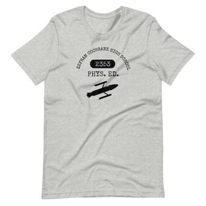 Zefram Cochrane High School Unisex scifi t-shirt Star Trek inspired